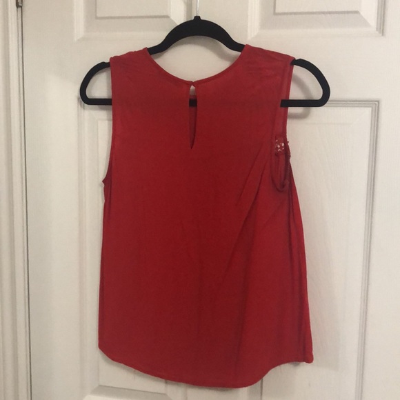 Mango tank top. Red/orange. Size US M - Picture 2 of 4